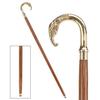 Design Toscano Elephant Curved Handle Solid Hardwood Walking Stick TV6216